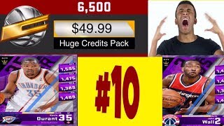 MYNBA2K18 #10 = 6,500 Credit Pack Opening Wager Gone Extremely Wrong!