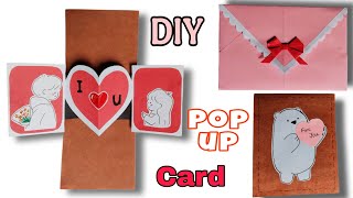 Valentines Day Card Ideas | DIY pop up love card | Valentine's Day Crafts With Paper