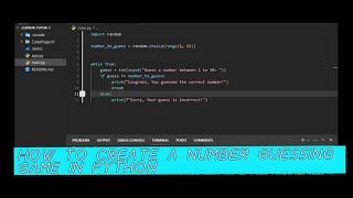 Python for Beginners: Number Guessing Game Tutorial