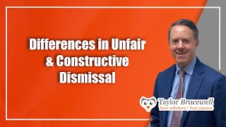 Differences in unfair and constructive dismissal | Employment Law