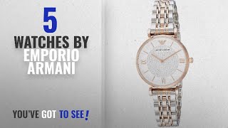 Top 10 Emporio Armani Watches [2018]: Emporio Armani Analog White Dial Women's W