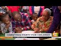 President Kenyatta and first lady Margaret hosts Christmas party for children of State House Staff