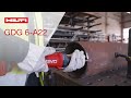 INTRODUCING Hilti cordless die grinder GDG 6-A22