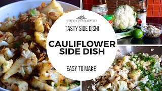 Amazing CAULIFLOWER SIDE DISH | Quick \u0026 Easy!