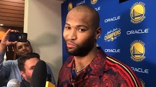 DeMarcus Cousins is open to running it back with the Warriors next year!