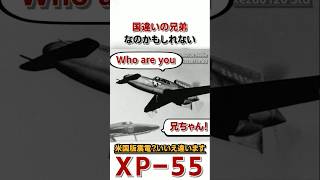 アメリカで作られた震電に似てる珍機体？- ”XP-55 アセンダー”の 1分解説