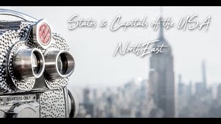 Learn States and Capitals of the NorthEast USA. 5th grade drill. Learn easy and relaxing.