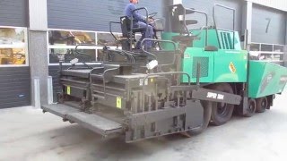 Vogele Super 1804 demonstration @ Delta Machinery