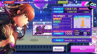 D4DJ Groovy Mix: Laugh Diamond Magic - Happy Around! (Expert 14+) My Highest Score