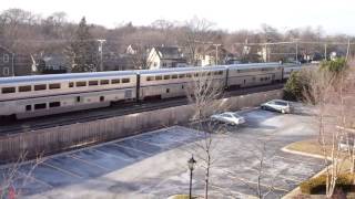 AMTK GE P40 Sans Wings and Fuselage 837 P42 31  EMD F59 465 Empire Builder No Seven Deerfield