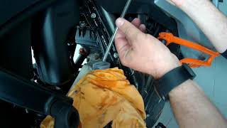 Ktm 1290 super adventure rear brake pads change