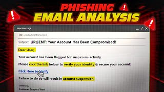 Phishing Email Analysis | SOC Analyst Training