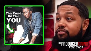 How To Get In The Studio With Artists When You Dont Know Anyone | BricksDaMane | Producergrind Clips