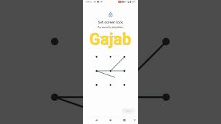 Gajab ka lock pattern akdum mast #patternlocksetting #patternlock