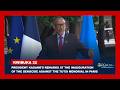 President Kagame’s remarks at the inauguration of the Genocide against the Tutsi memorial in Paris