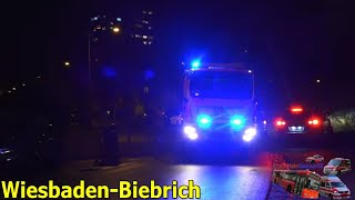 [Brennender Adventskranz] Feuerwehreinsatz in Wiesbaden-Biebrich