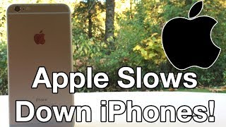 Why Apple Slows Down Your iPhone Intentionally