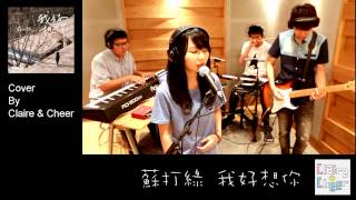 蘇打綠 我好想你「小時代」電影主題曲 Cover By【倆倆 Claire \u0026 Cheer】fromTaiwan HD (附譜+kala)