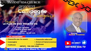 Smyrne SDA |Cri De Minuite /Croisade Jour #13| Past. Amos Touseul 11/22/24