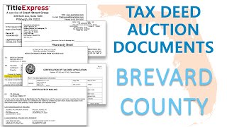 Brevard County - Locate all Info and Documents for Tax Deed Auction Excess Proceeds Claims