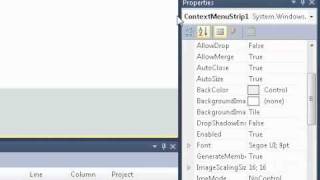 How to use Contextmenustrip or apply Right Click Menu in your program in vb10, 08 or .NET (English)