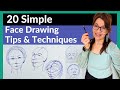 20 Simple Face Drawing Tips For Beginners (better Than The Loomis Method!)
