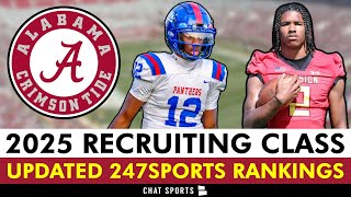 Alabama Football’s 2025 Recruiting Class After Updated 247Sports Recruiting Rankings