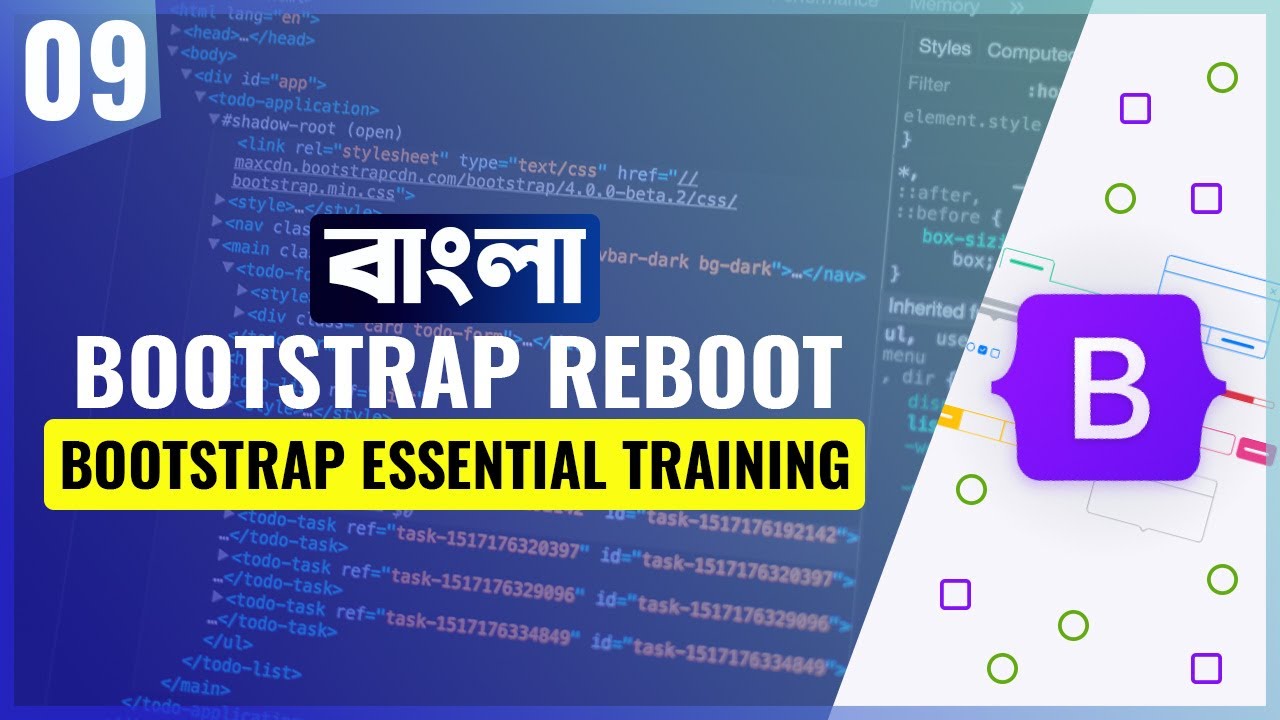 Bootstrap 5 Tutorial For Beginners Bangla | Bootstrap 5 Reboot | Part ...