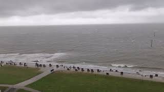 mega Sturm auf Norderney