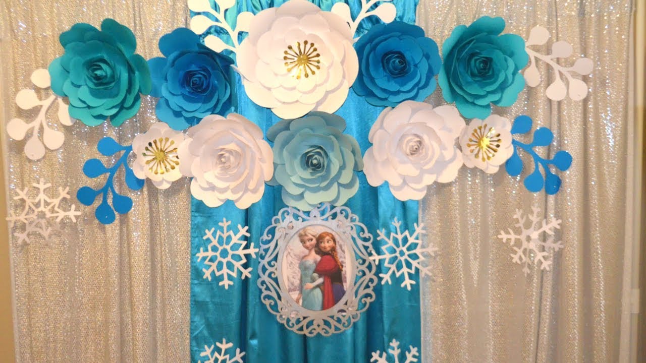 Frozen Party Theme Diy Birthday Decorations Decoration Ideas You