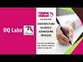 Architecture 2025 - Admissions Process