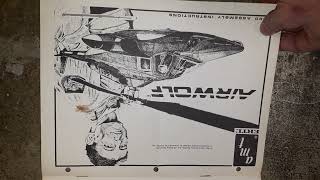 AIRWOLF Model Kit instructions and AIRWOLF toy helicopter