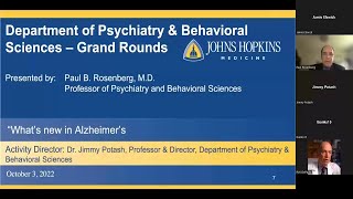 Johns Hopkins Psychiatry Grand Rounds | Paul Rosenberg, M.D.