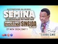 🔴LIVE | SEMINA YA WACHUNGAJI - NAFASI | GECT MAKIMBILIO SINGIDA MJNI | SIKU YA KWANZA | 27 NOV 2024