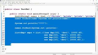 COREJAVA || JAVA-8 FEATURES || Session=10 || Method Reference forEach() || Mr. RATAN SIR