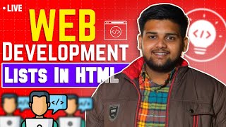 Lists in Html full stack Development course for beginners HTML, CSS, JavaScript