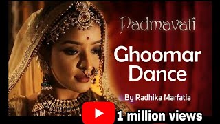 Ghoomar song,Padmavati,Padmavat,Bollywood,Dance,Choreography,Rajasthani,RadhikaMarfatia