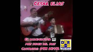 Cesar Elias el acordeonista 🎹 mas joven del Paraguay (8 añitos) tocando una seleccion de polkas