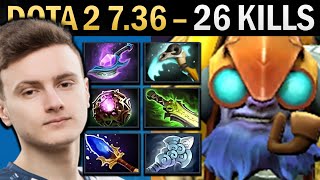 Tinker Gameplay Miracle with 26 Kills and Arcane - Dota 7.36