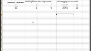 Excel Introduction To Algebra
