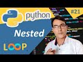 Nested Loop in python | Python tutorial lesson - 21 | Python for beginners