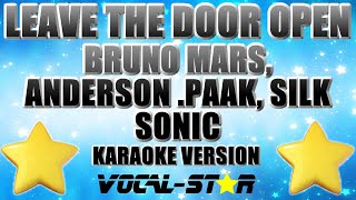 Bruno Mars, Anderson .Paak & Silk Sonic - Leave The Door Open (Karaoke Version)