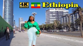 በድጋሚ እየተሰራ ያለው  የከተማችን ድምቀት የሆነው ከተግባረ እድ ሸራተን መንገድ| Addis Ababa Walking Tour Sheraton Addis [4K] 🇪🇹