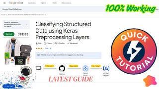 Classifying Structured Data using Keras Preprocessing Layers | With Explanation| #qwiklabs #coursera