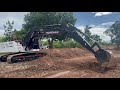 หนุ่มตุรกีเปิดซิงวันแรก hidromek hmk230 lc ถล่มบ่อดินลูกรัง excavator and trucks