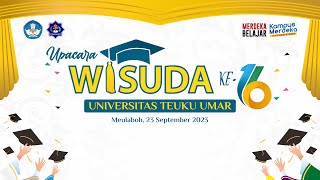 WISUDA UNIVERSITAS  TEUKU UMAR YANG KE 16