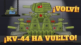 El monstruo soviético de acero KV-44 ha vuelto - Dibujos animados sobre tanques