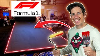 Painting an Improv Mural for an F1 Racing Car! (Surprising!)