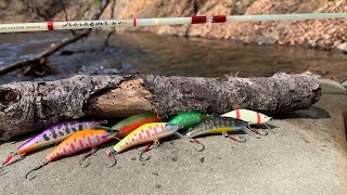 フローティングミノー+アップミノーイングで初春の渓流を攻める 【北海道 渓流ルアー】 Hokkaido.Mountain Stream Lure Fishing.