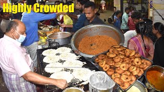 This Place is Famous for Fastest Selling Dose in Chitradurga | Highly Crowded | Street Food India